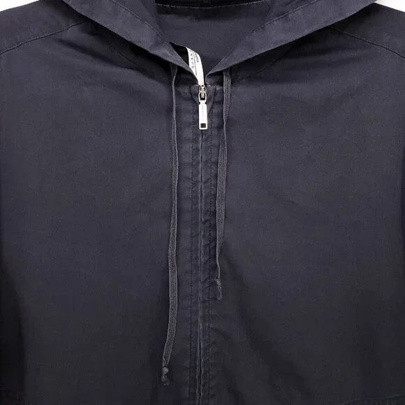 Weekend Max Mara Full Zip Hoodie Jacket Size 12 Black Pockets Drawstring - Picture 6 of 15